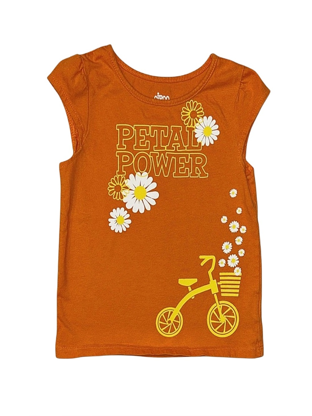 CIRCO Girl's Orange Graphic Tank Top 4T